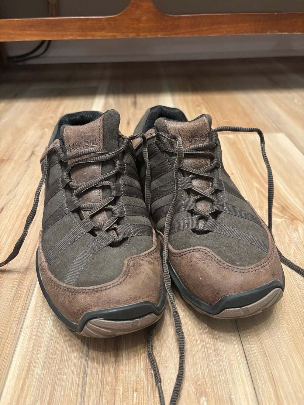 KURU Chicane Men's Brown Suede Walking Shoes Size 7.5